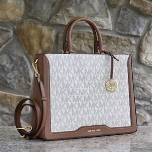 Michael Kors Jessie Logo Large Satchel